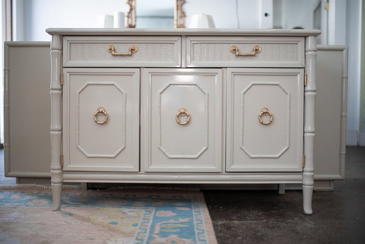 Faux Bamboo Chest  (price includes lacquer color of your choice)