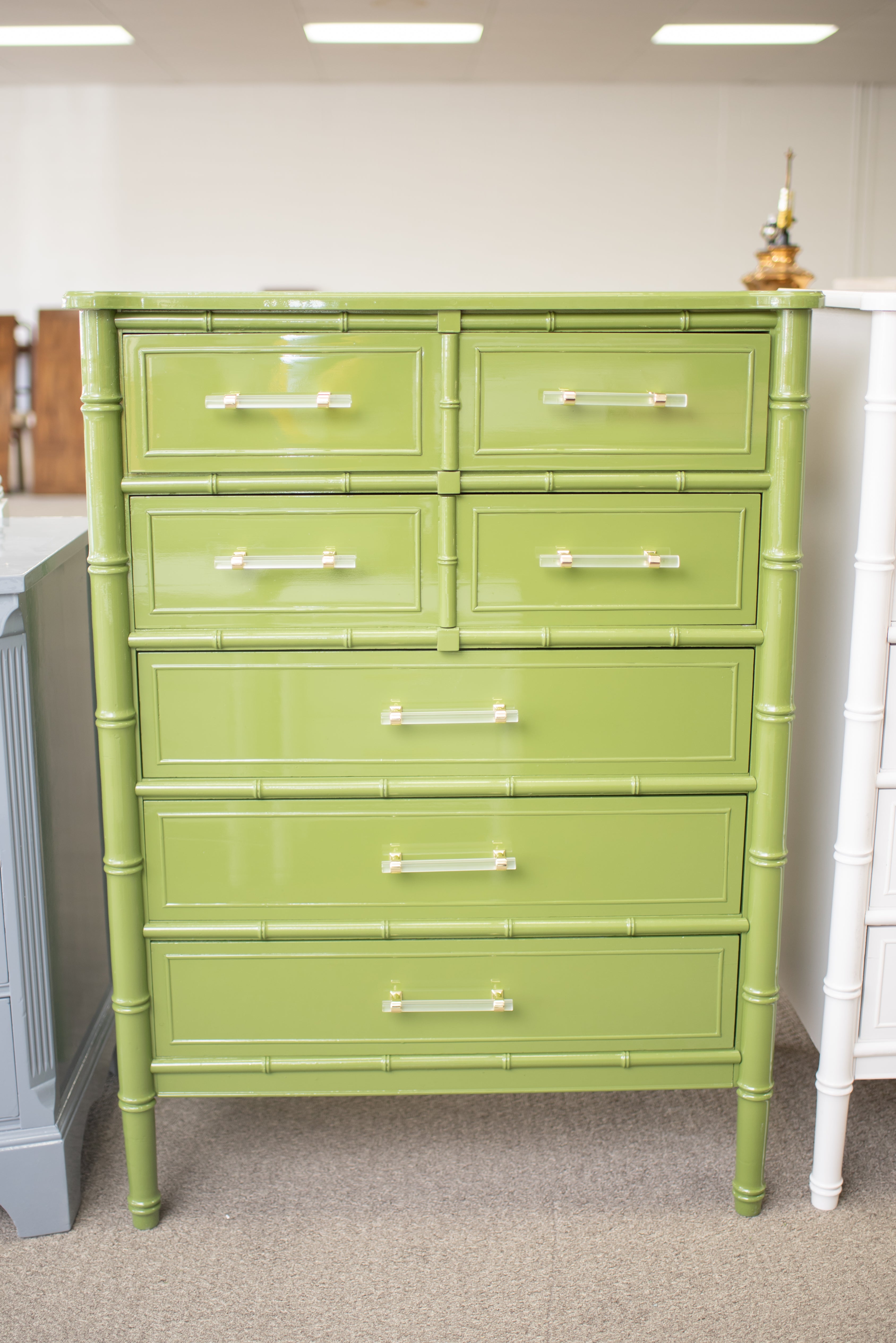 Henry Link Faux Bamboo Chest (prices includes your choice of color) Winston's Collection Henry Link Faux Bamboo Chest (prices includes your choice of color) Winston's Collection