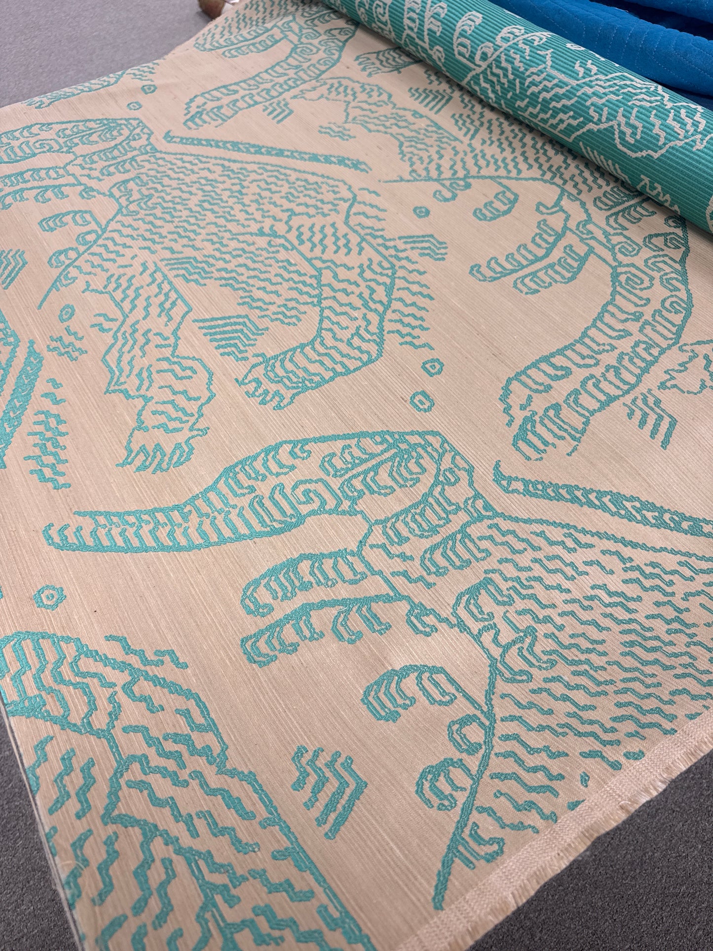 Dedar, tiger silk, by the yard