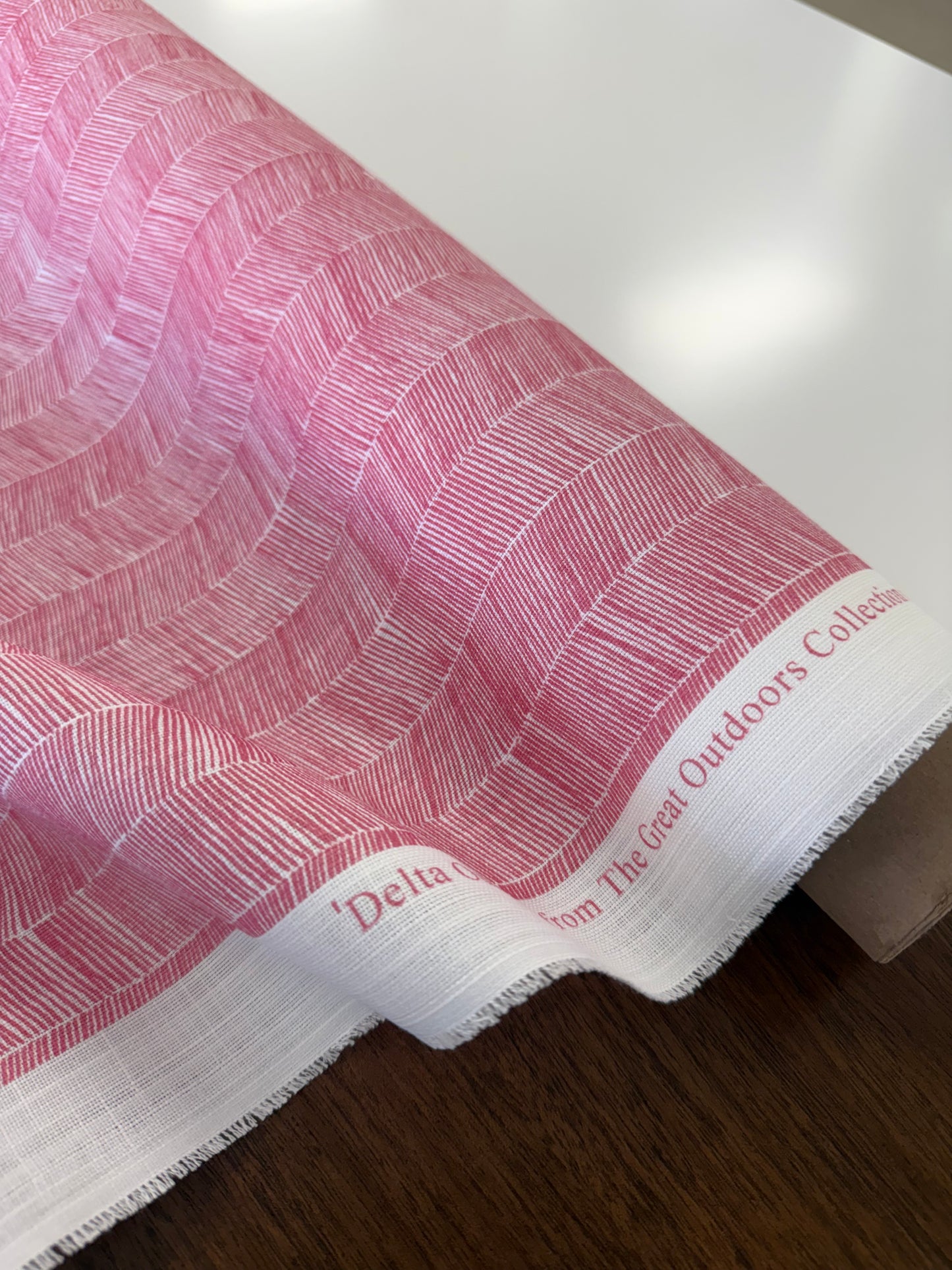 Andrew Martin, indoor outdoor, delta, pink, 2.4 yards