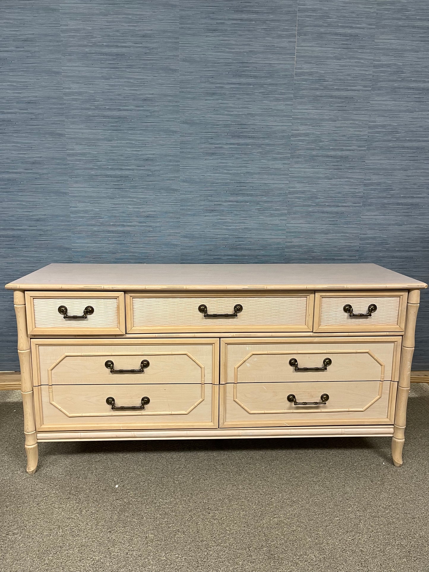 Faux Bamboo Broyhill Dresser lacquered any color