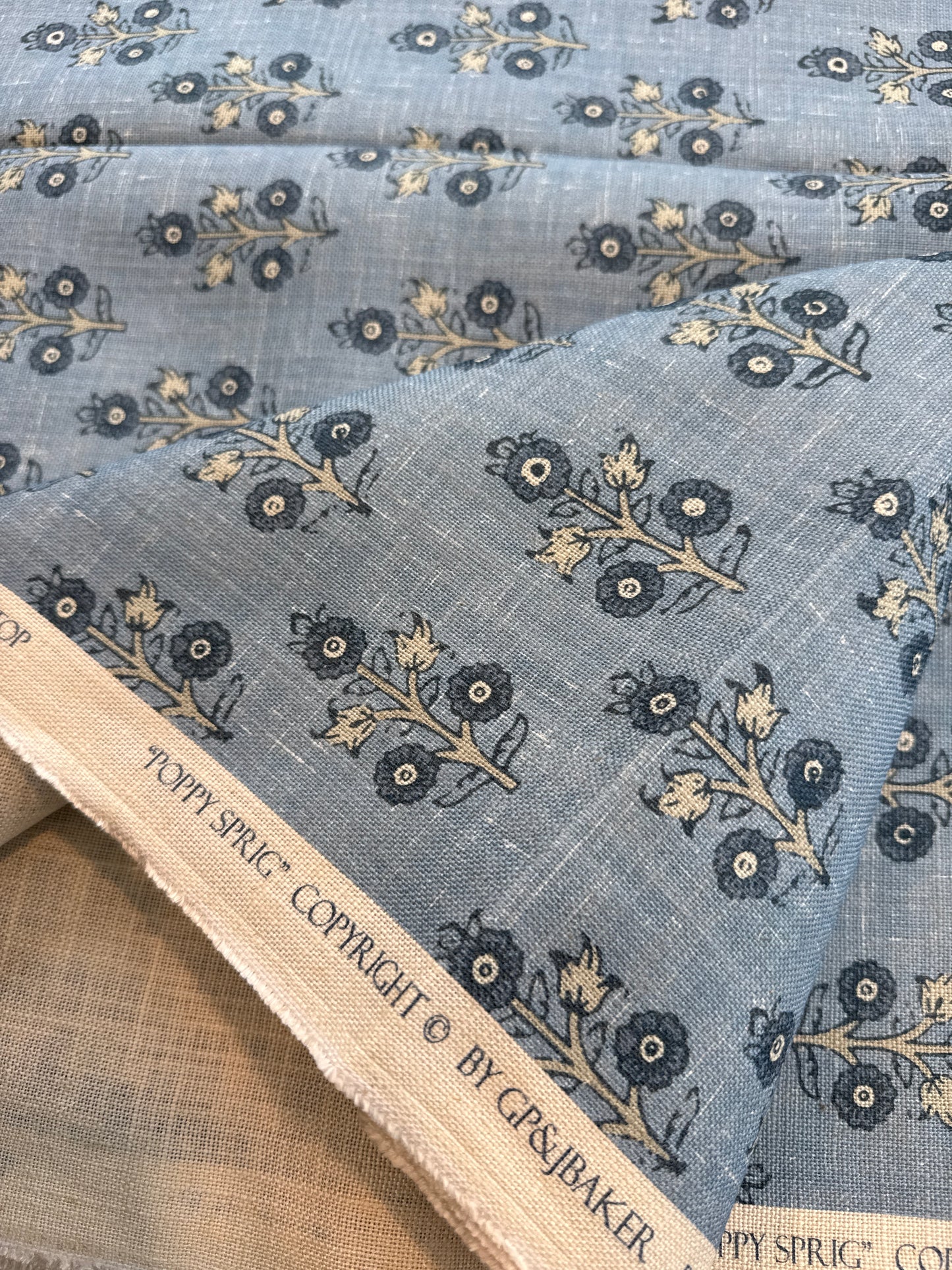 GP & J Baker, Poppy Sprig, 3.2 yards