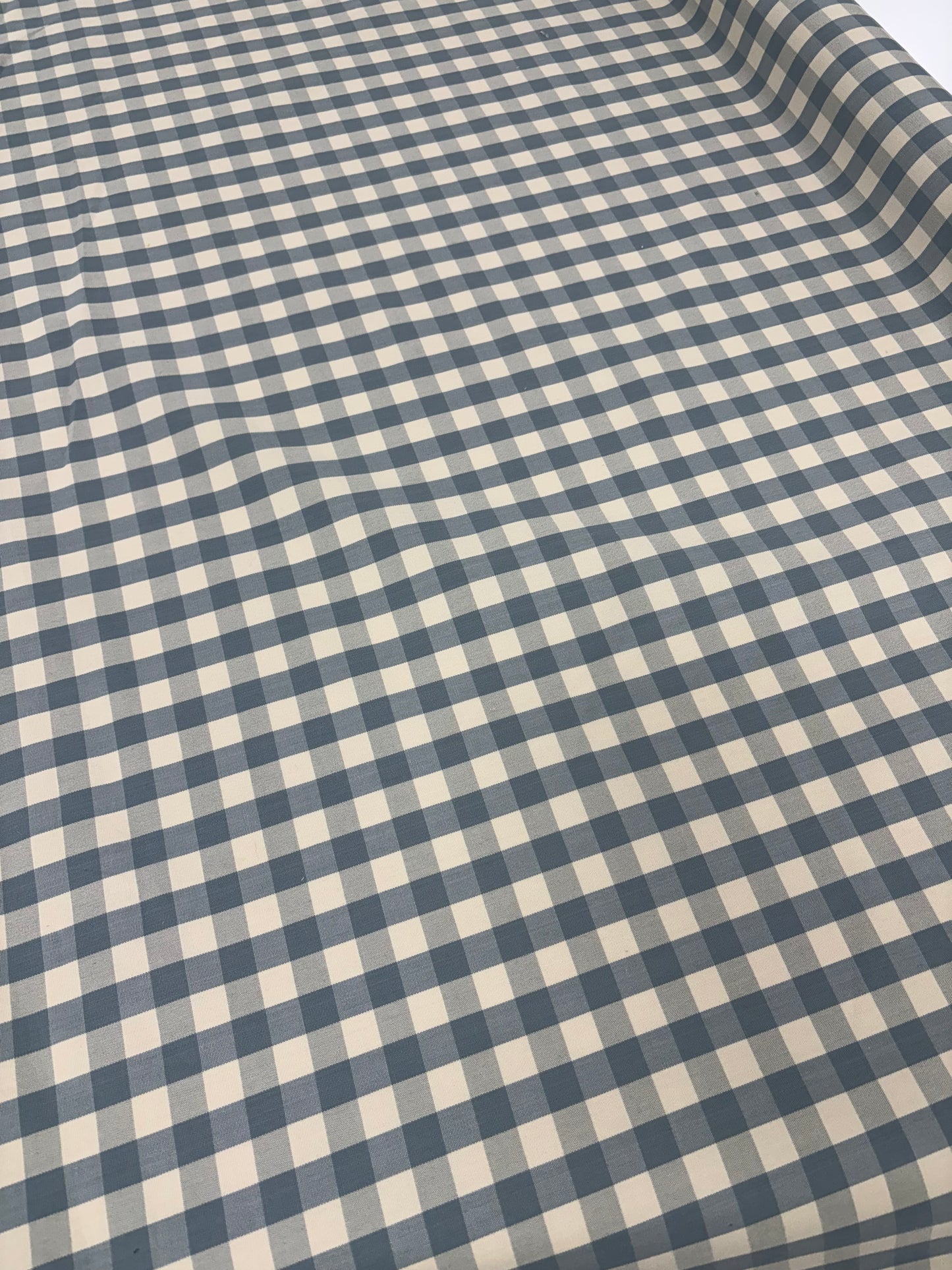 Blue plaid, 2 yards