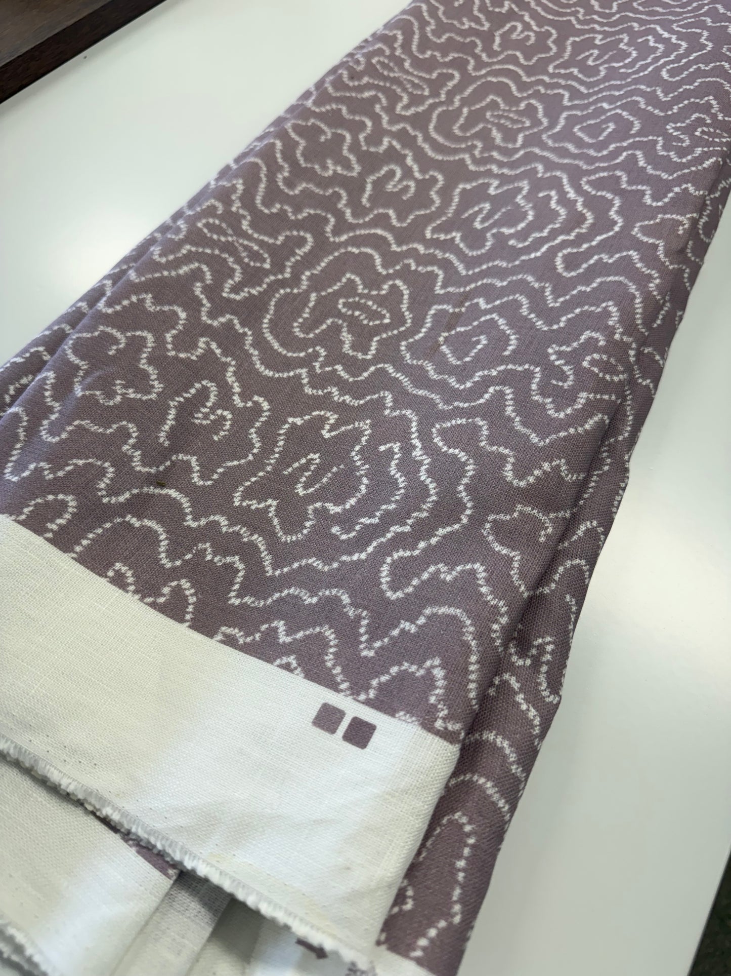 Martyn Lawrence, faux bios, purple, 1.1 yards