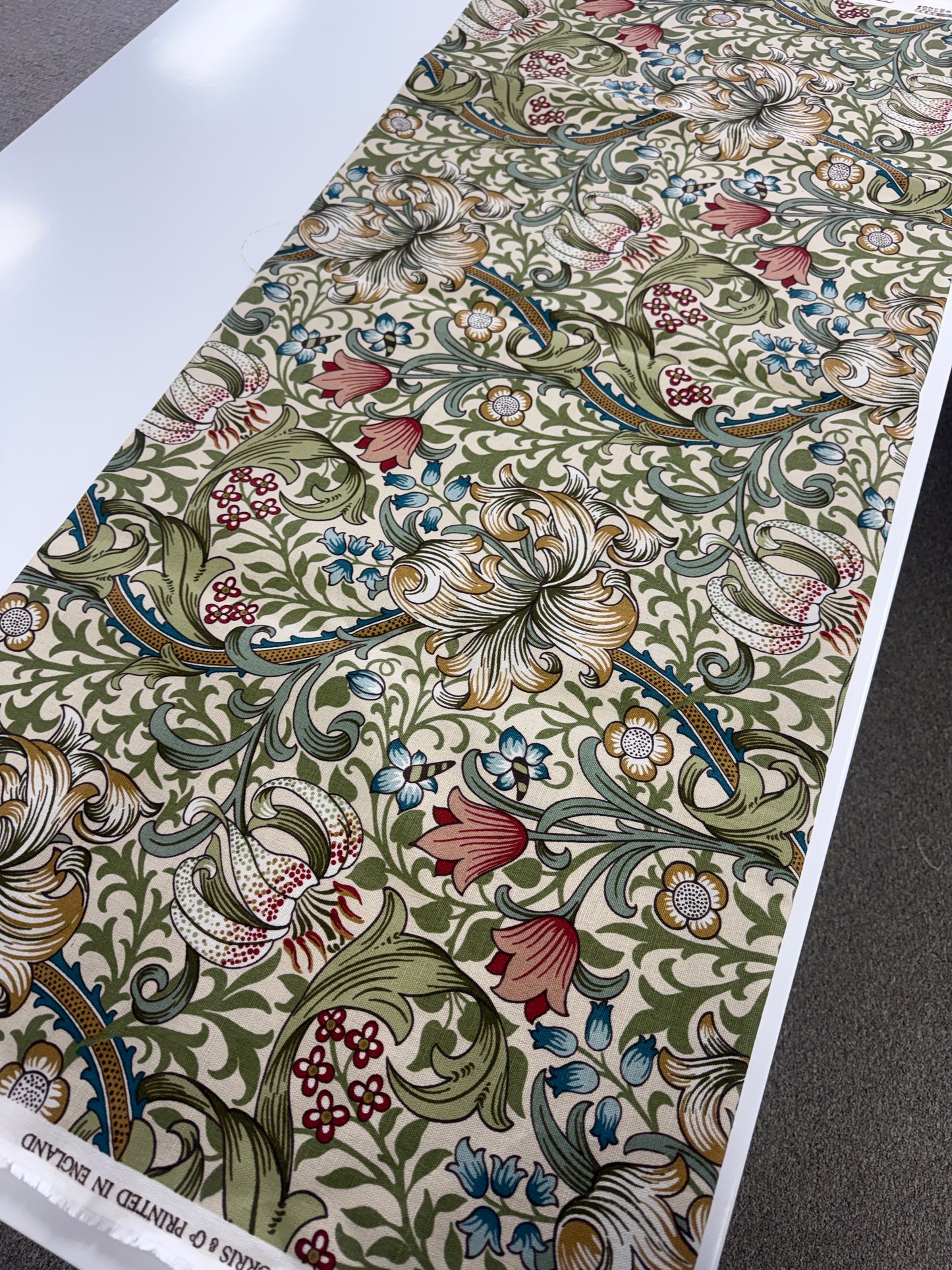 Morris & Co, Golden Lily, by the yard