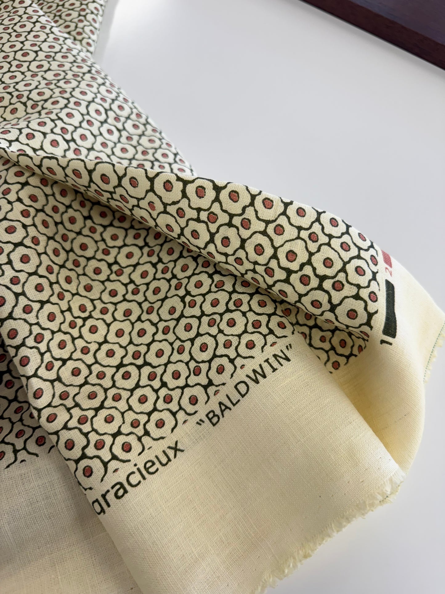 Jeffrey Bilhuber, Baldwin, green and pink, 1 yard