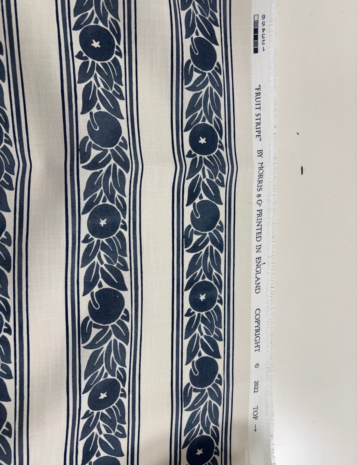 Morris & Co, Fruit Stripe, by the yard