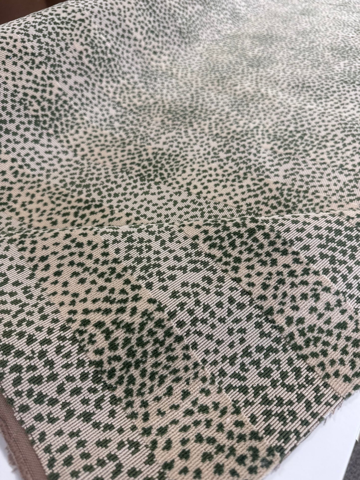Cowtan and Tout, Malabar, green, 3.5 yards, $700