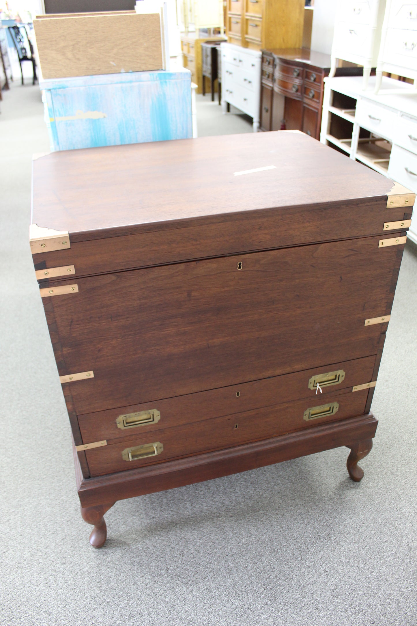 Antique Campaign Gorham & Company Silver chest