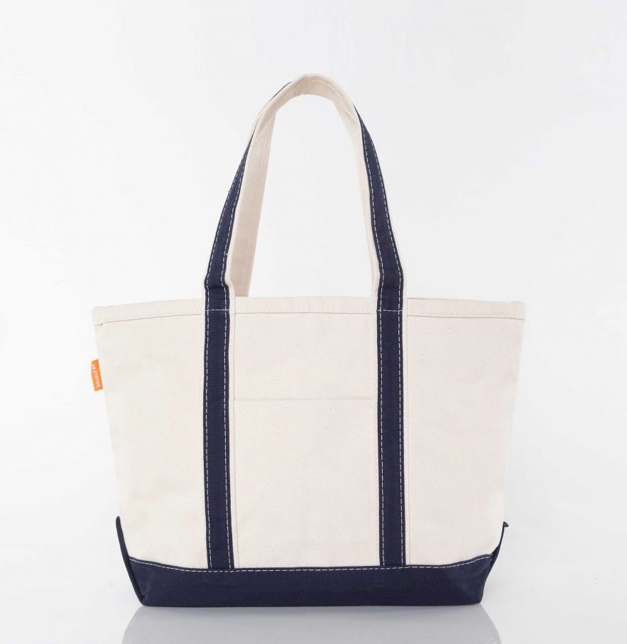 Navy blue medium tote bag by Winston's Collection