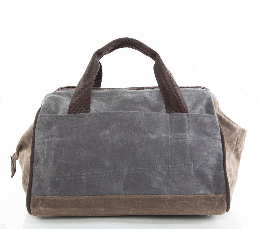 Slate Waxed Tool Bag by Winston's Collection