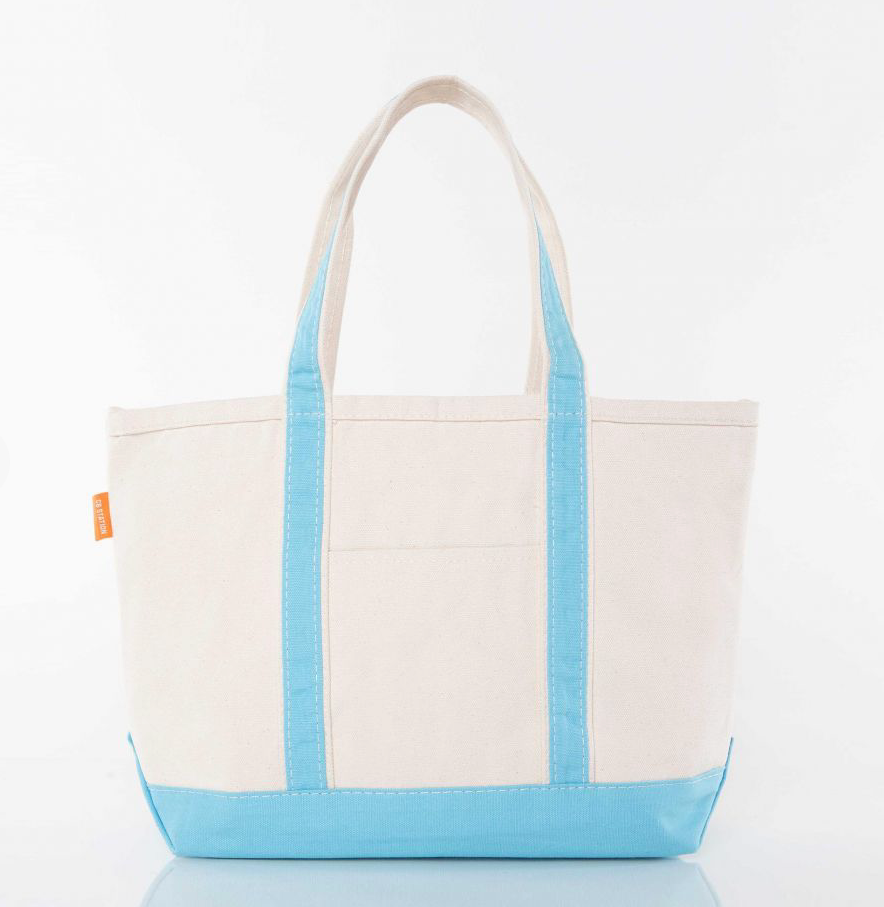 Baby blue medium tote bag by Winston's Collection