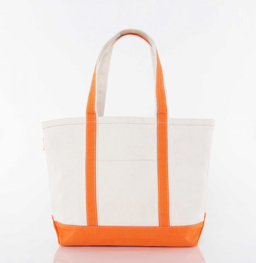Orange medium tote bag by Winston's Collection