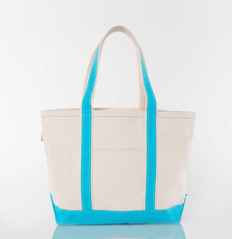 Turquoise medium tote bag by Winston's Collection