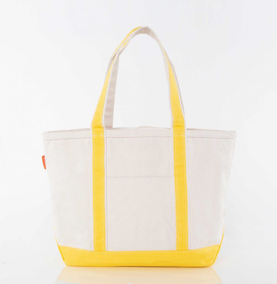 Yellow medium tote bag by Winston's Collection