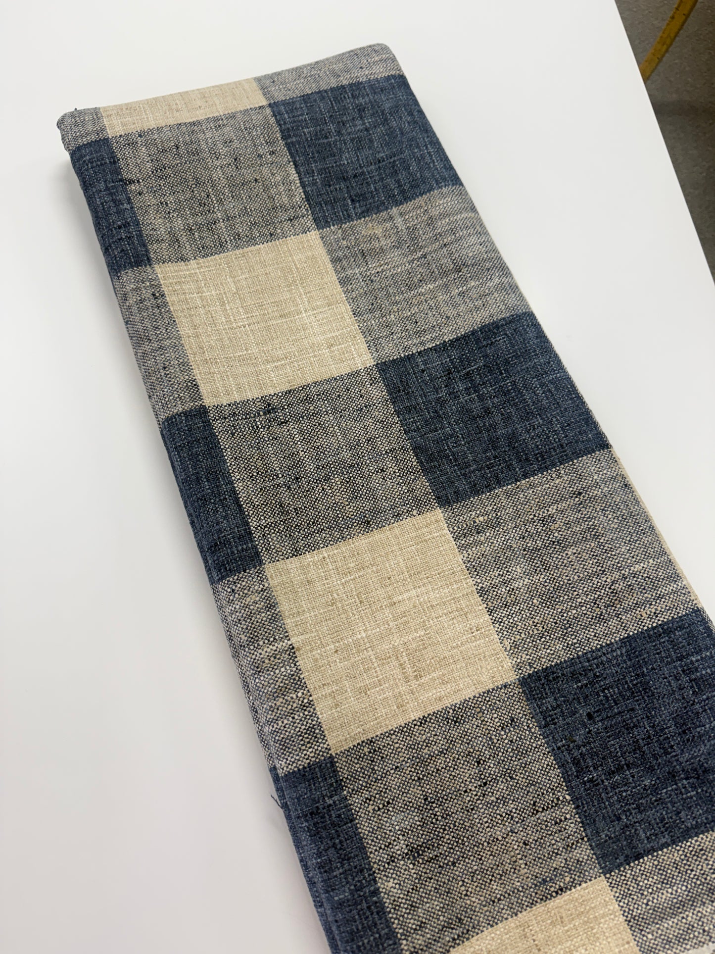 Blue Buffalo check plaid, 5 yards