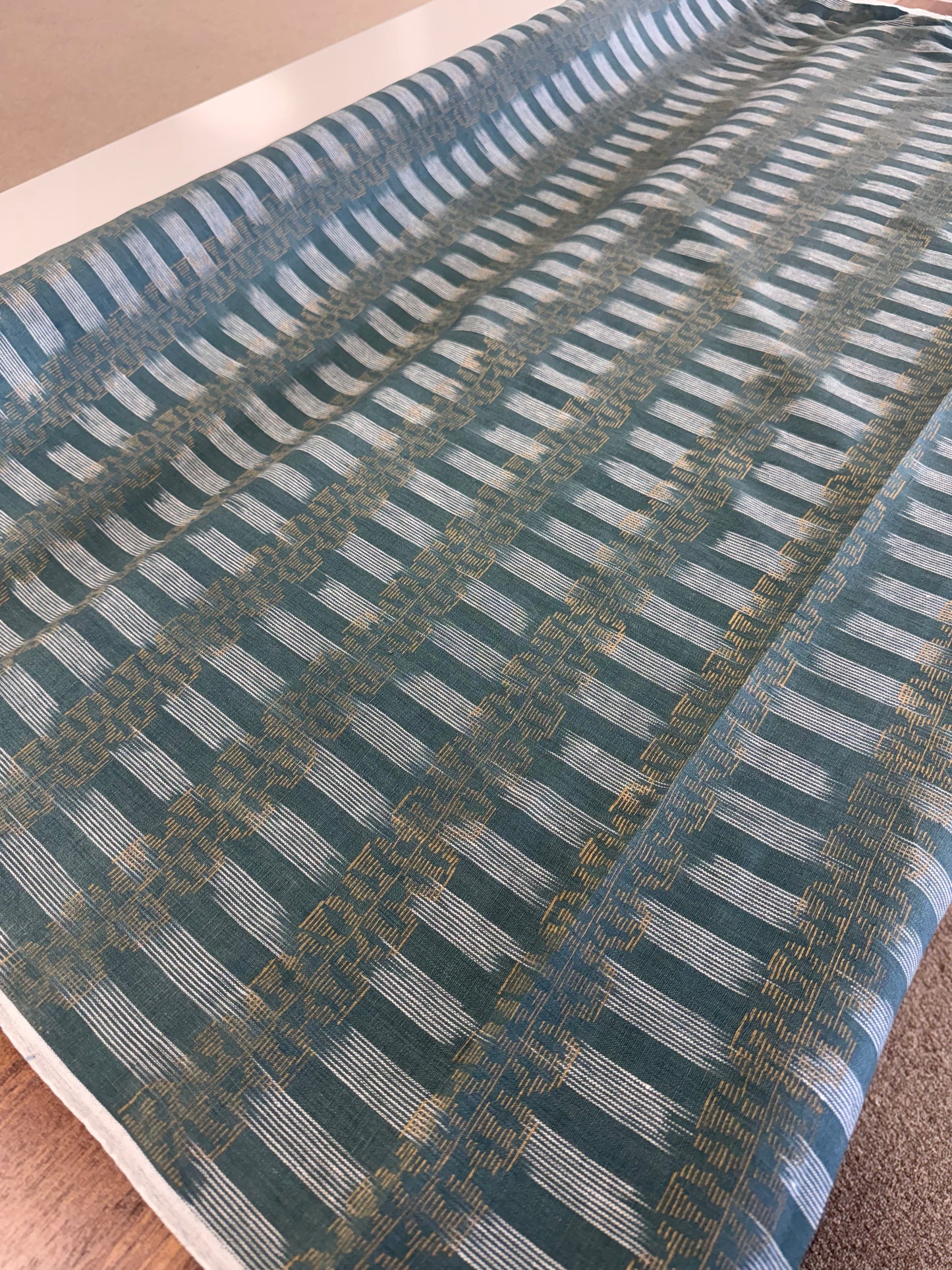 Rose Tarlow, KASURI BLOCK PRINT WATER LILY, 5.5 yards