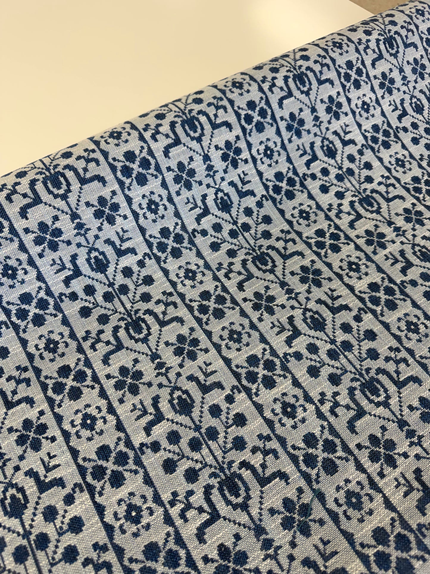 Sister Parrish, Georgina Performance Fabric, blue, 2.4 yards