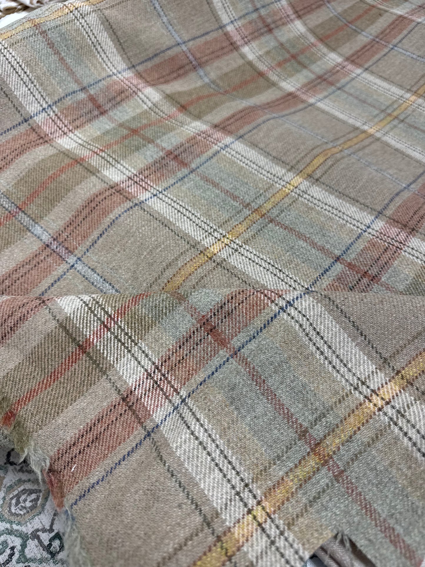 Colefax & Fowler, Galloway plaid, wool, by the yard