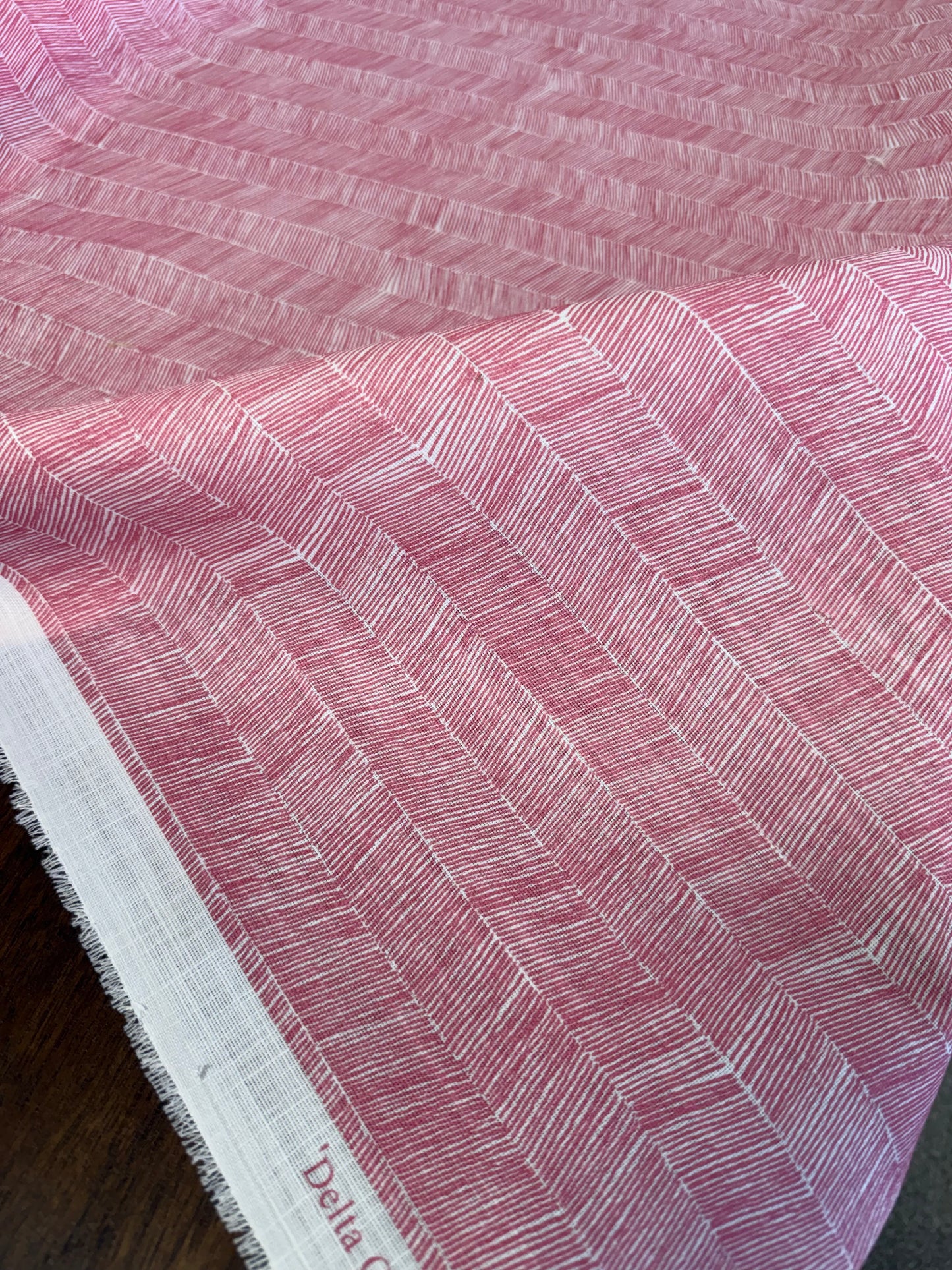 Andrew Martin, indoor outdoor, delta, pink, 2.4 yards