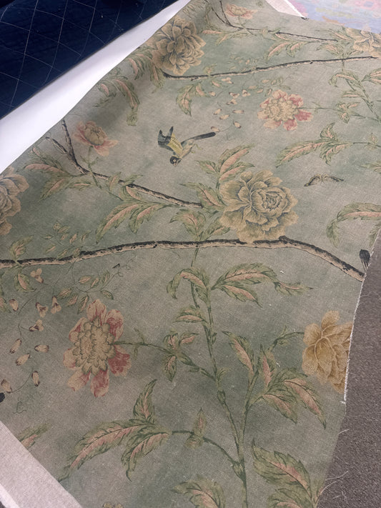 PARADISO CELANDINE GREEN | ACQUITAINE LINEN, 1.5 yards