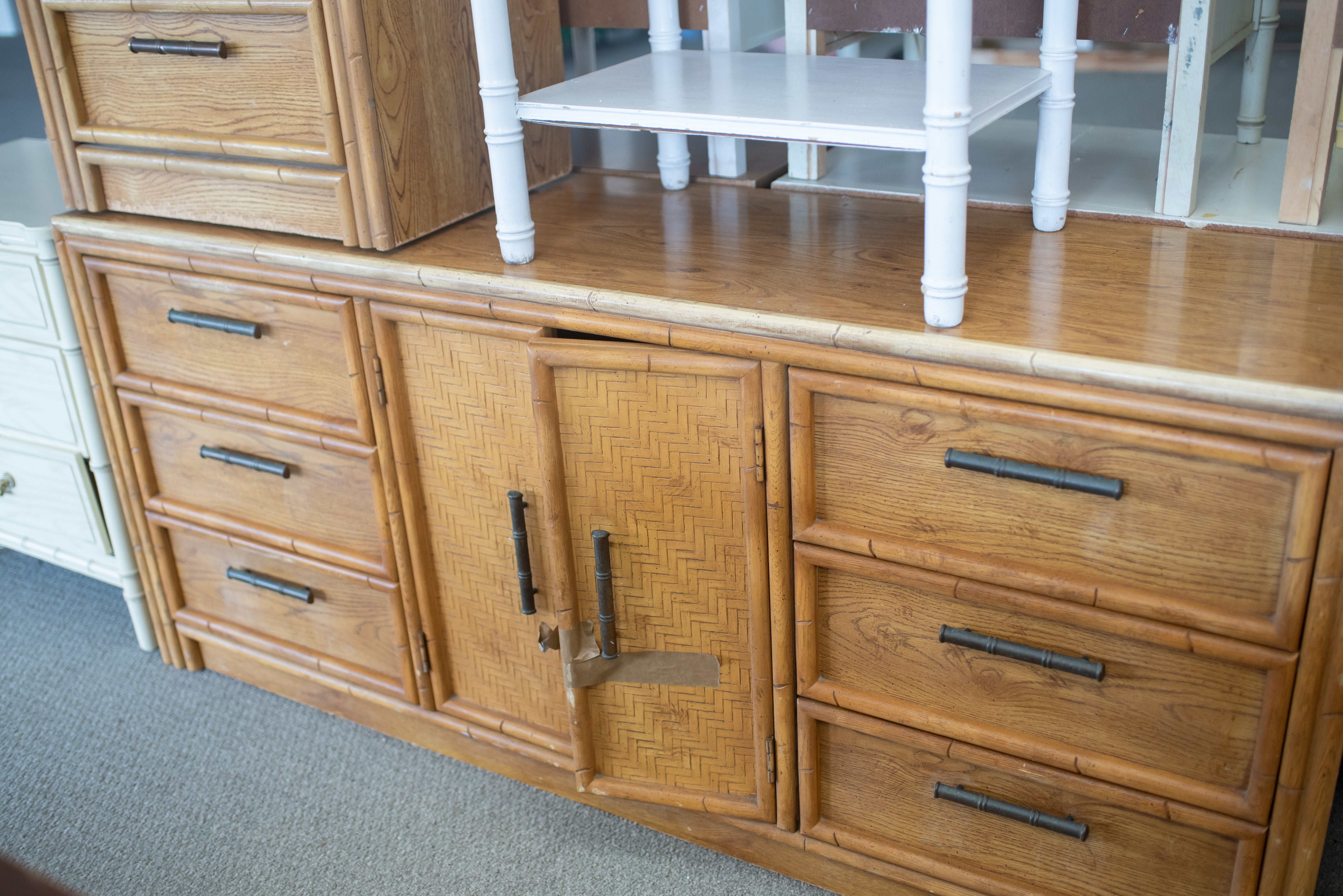 Faux Bamboo Lea Dresser lacquered any color Winston's Collection Faux Bamboo Lea Dresser lacquered any color Winston's Collection