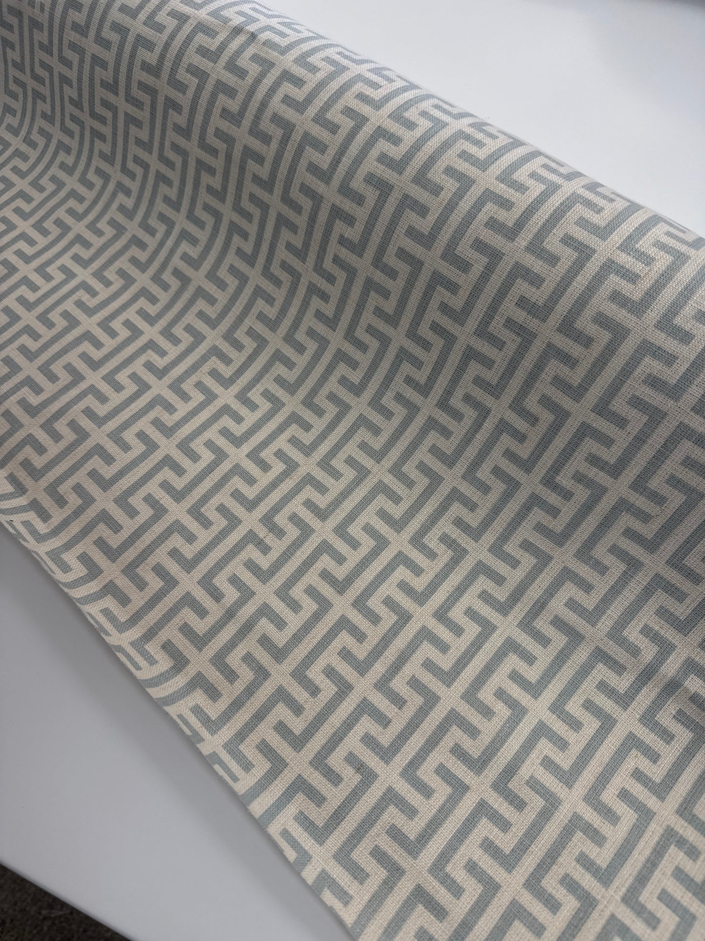 Schumacher, temple, blue, by the yard