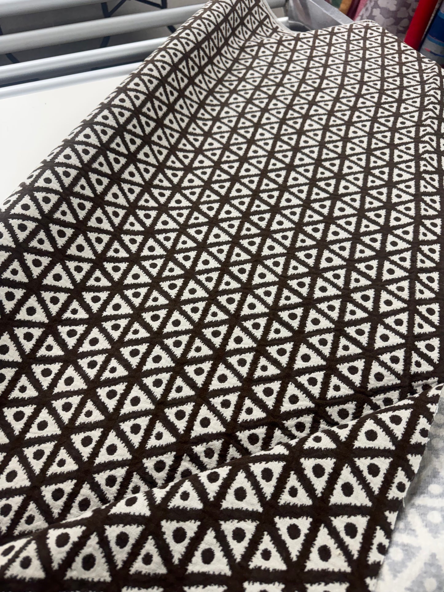 Brown fabric, 1.25 yards