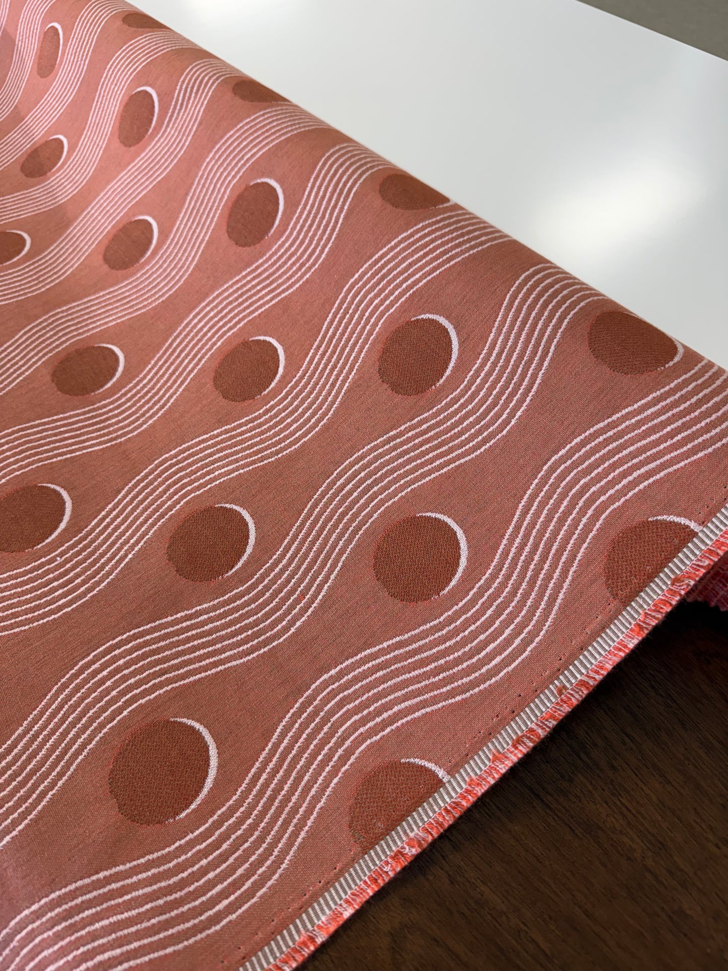 Sunbrella, indoor outdoor, Juggle Terracotta, 2 yards, $160