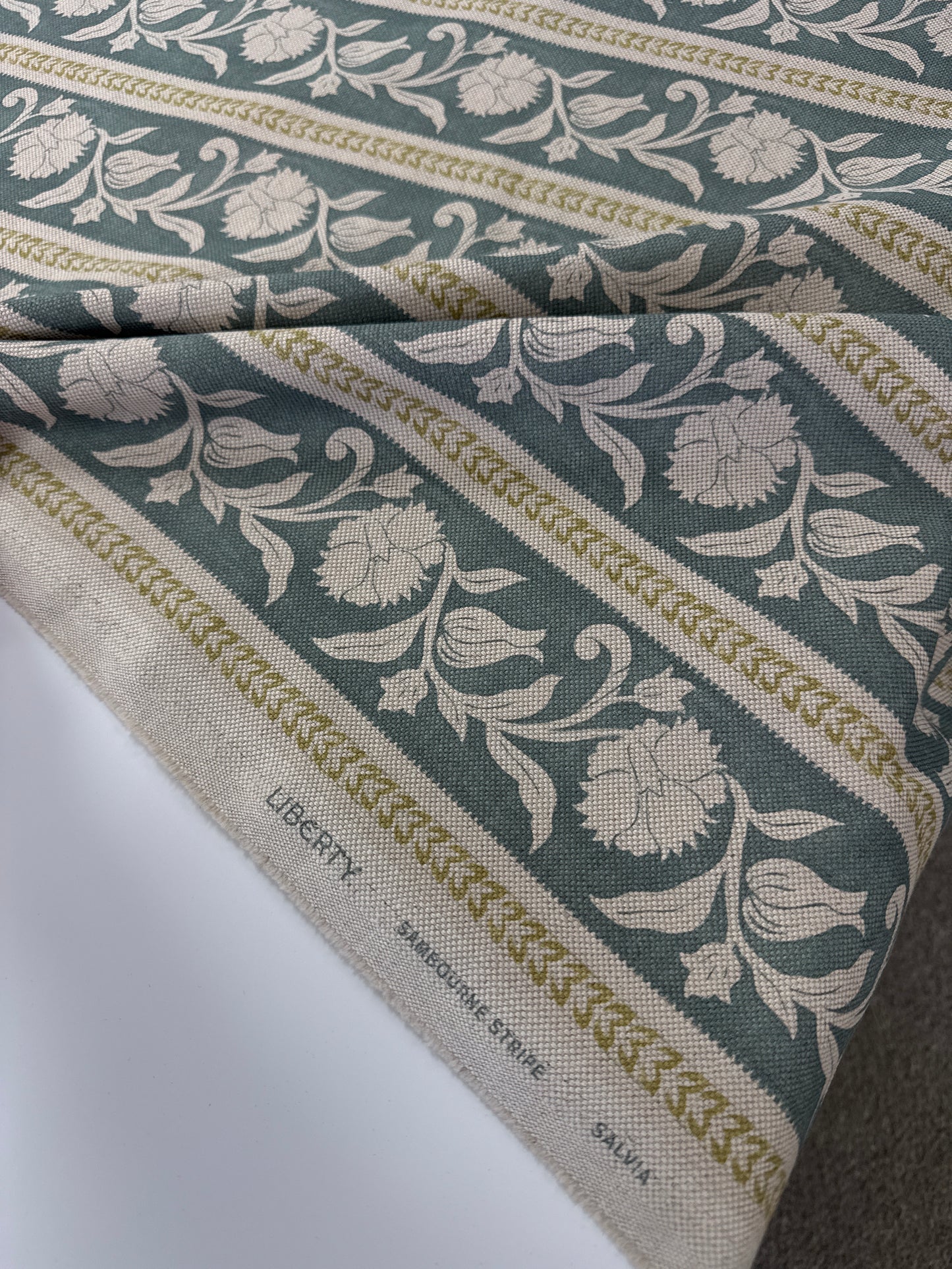 Sambourne Stripe Fabric by Liberty, by the yard