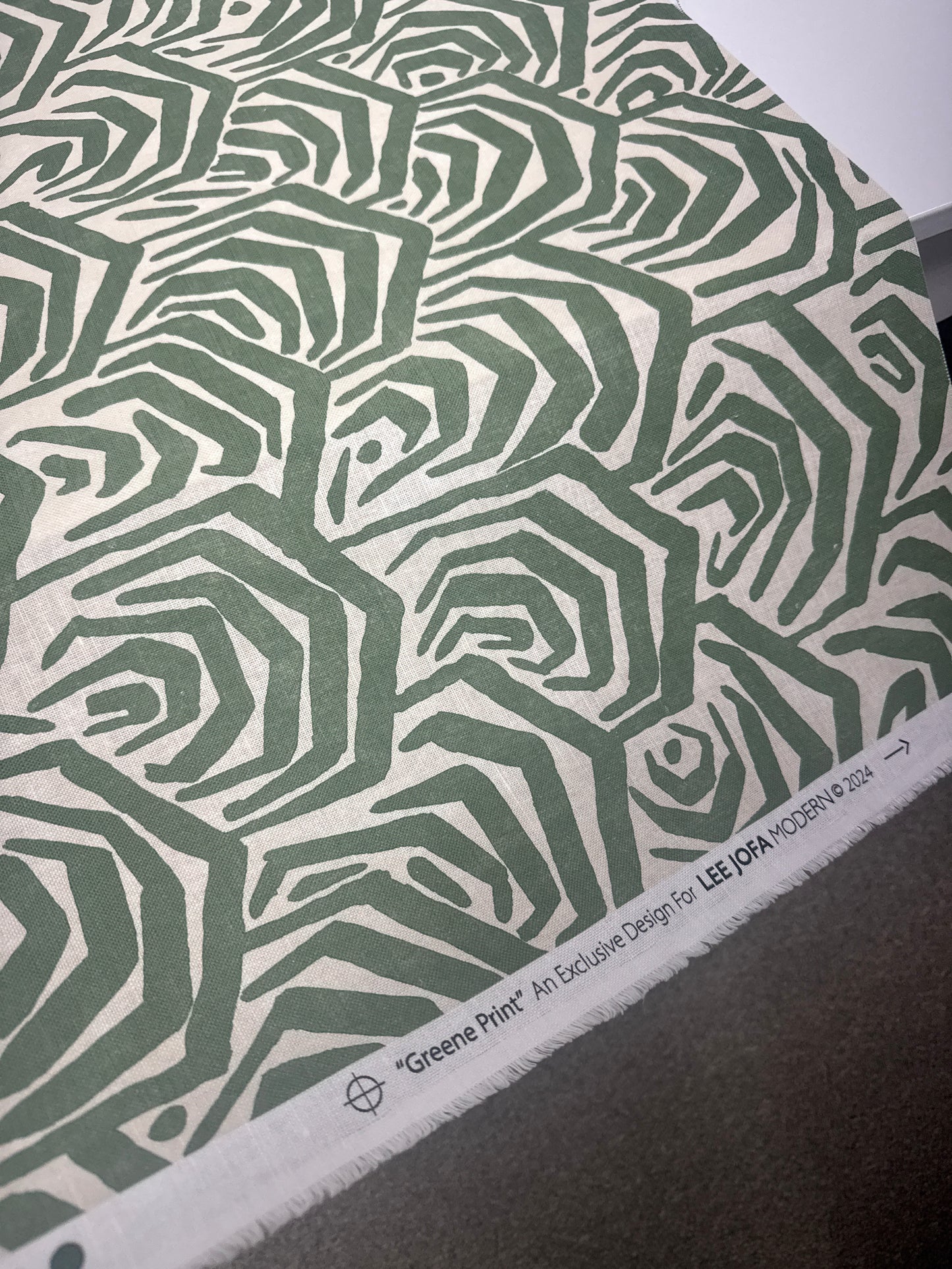 Lee Jofa, Greene print, by the yard