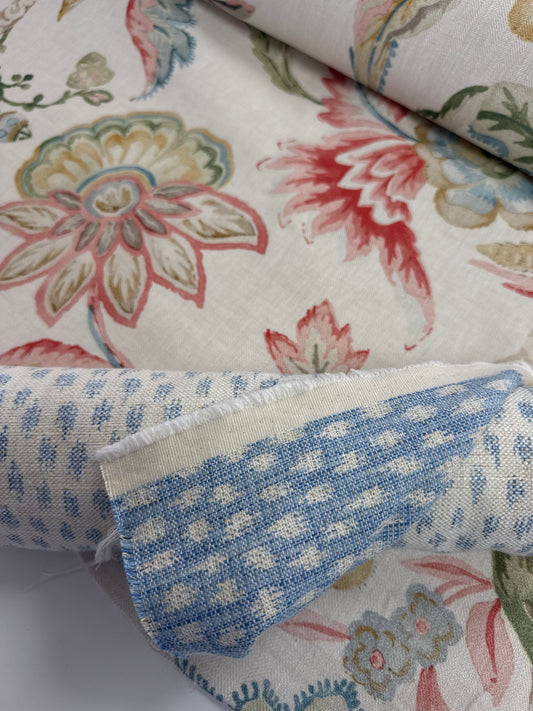 Lee Jofa Kemble Sky, reversible,  1.8 yards