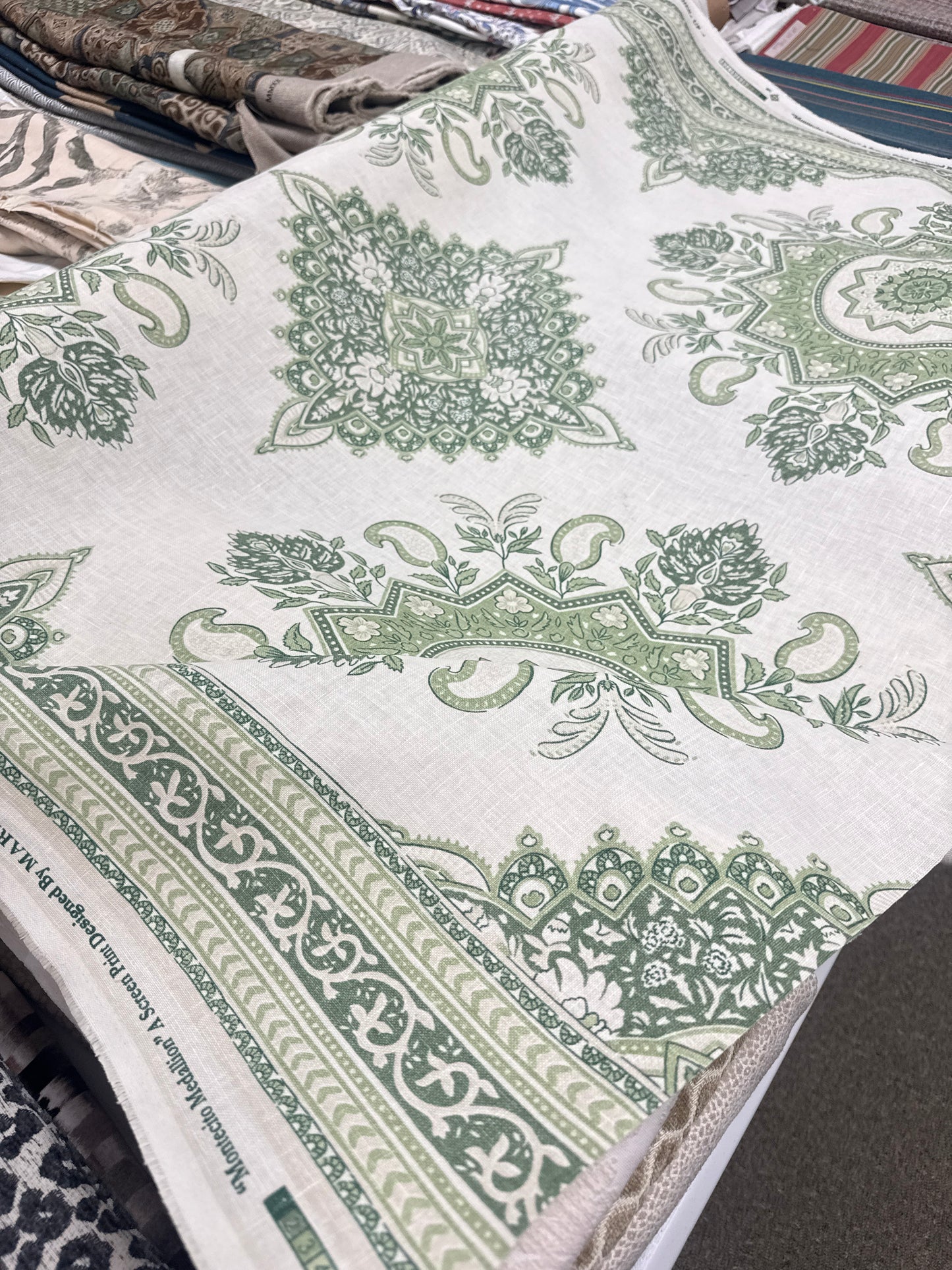 Schumacher, montecito medallion, by the yard