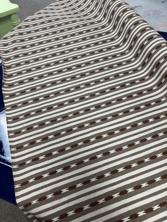 Helene Blanche Eivor's Stripe, brown, 2-1/8 yards