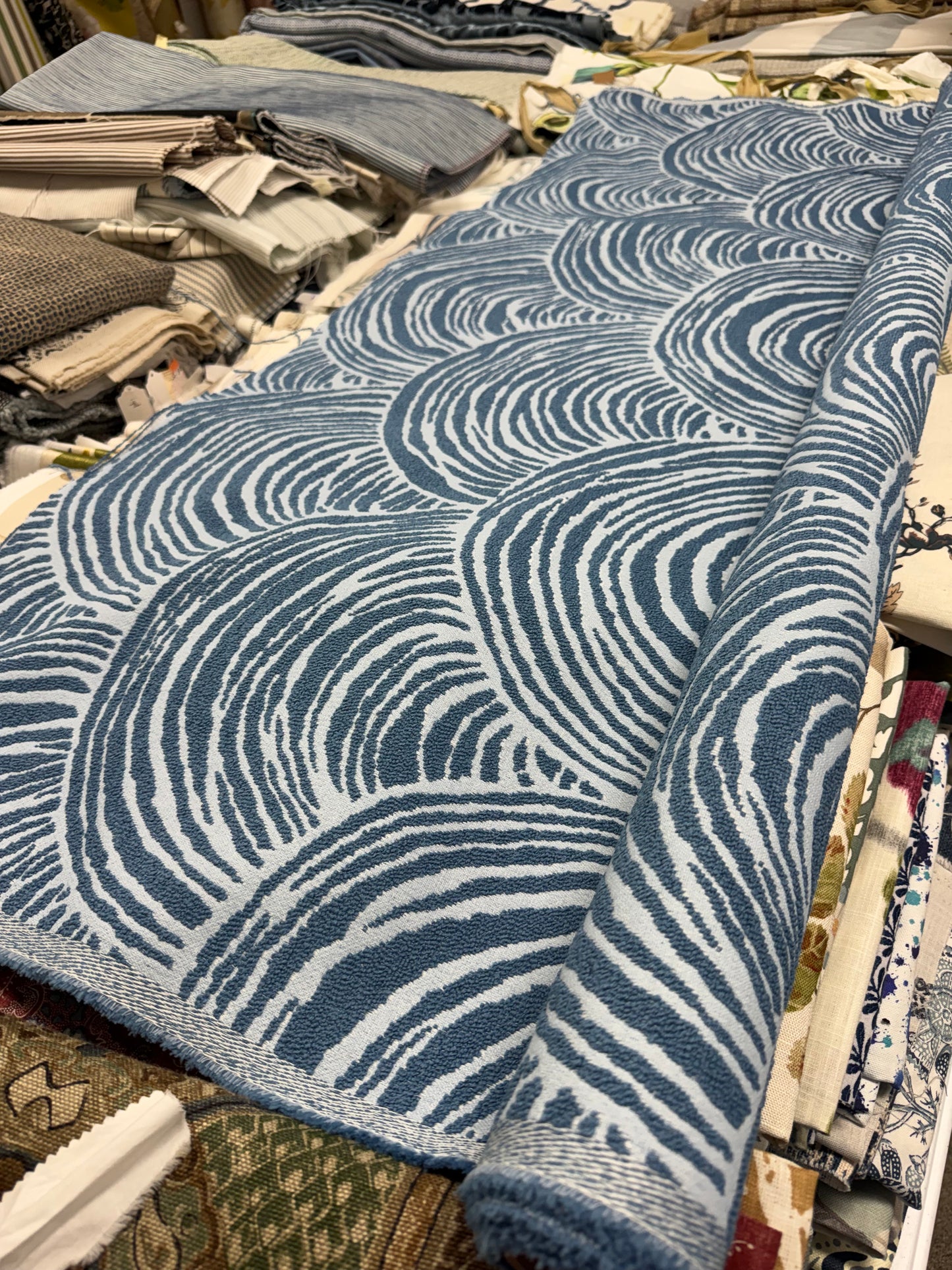 Thibaut, Bay Point, Blue 1.75 Yards All
