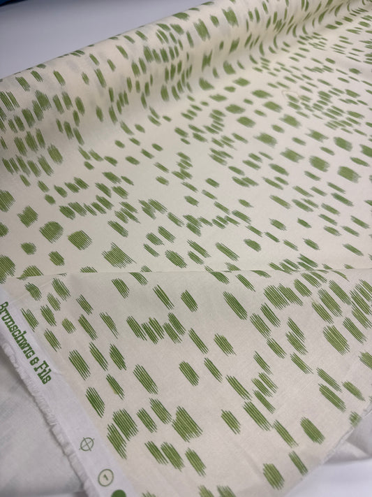 Brunschwig & Fils, Les Touches, green, 3 yards