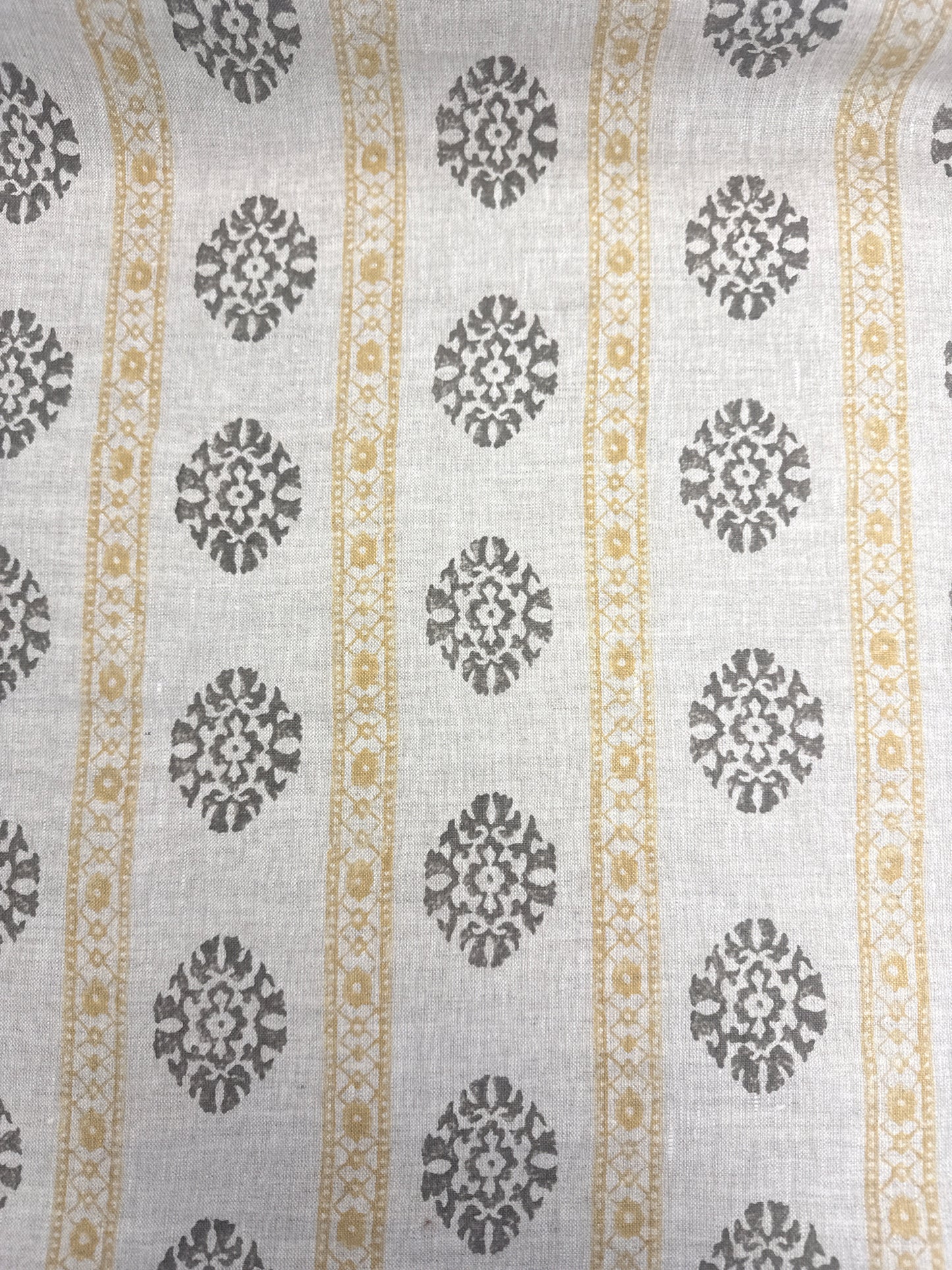 GP & J Baker Alma Ochre/Mole, 1 yard