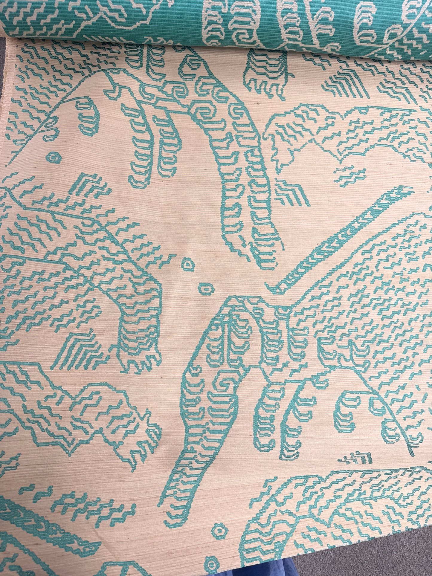 Dedar, tiger silk, by the yard