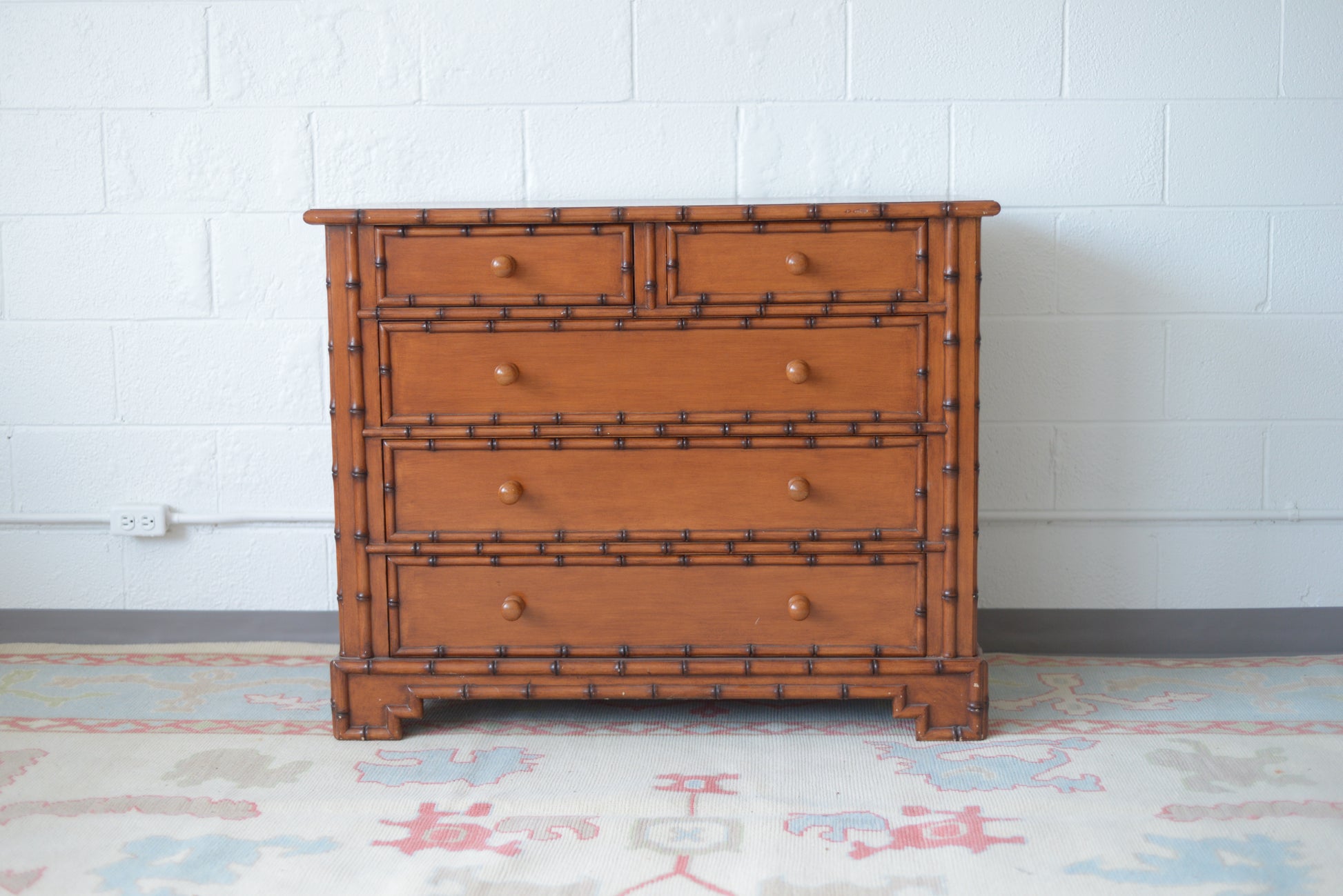 Wooden Faux Bamboo dresser Wooden Faux Bamboo dresser