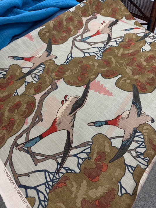 Mulberry, flying ducks, by the yard