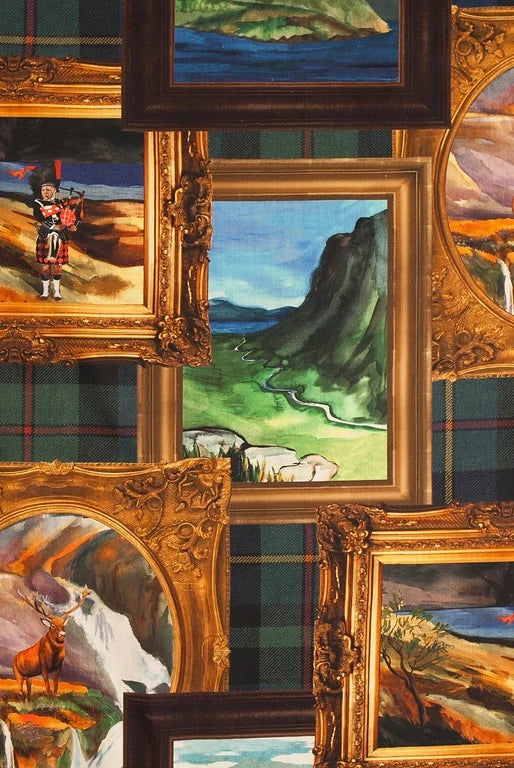 Scot Meacham Wood Tartan Highlands Portrait multi 1 Yards