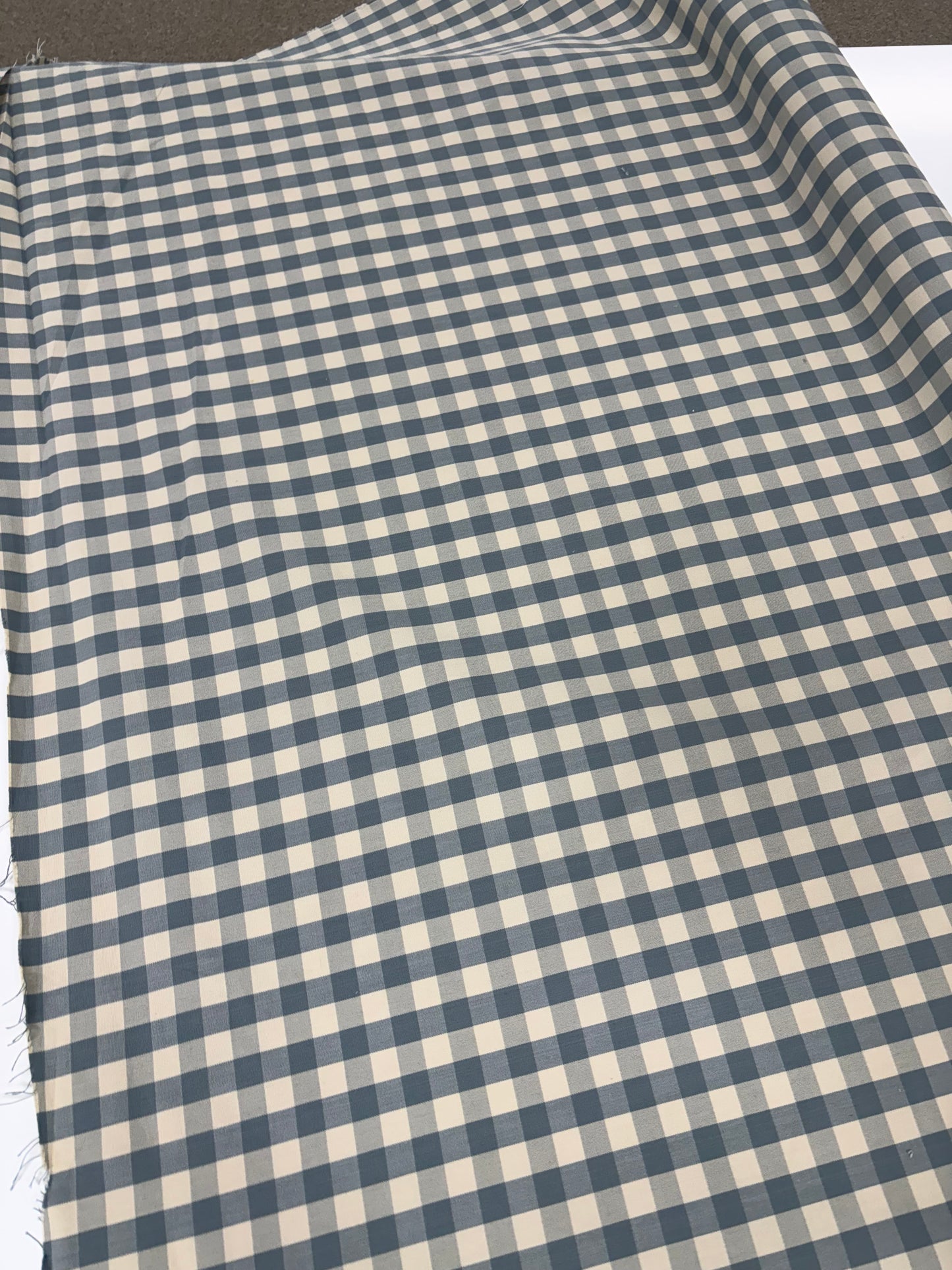 Blue plaid, 2 yards