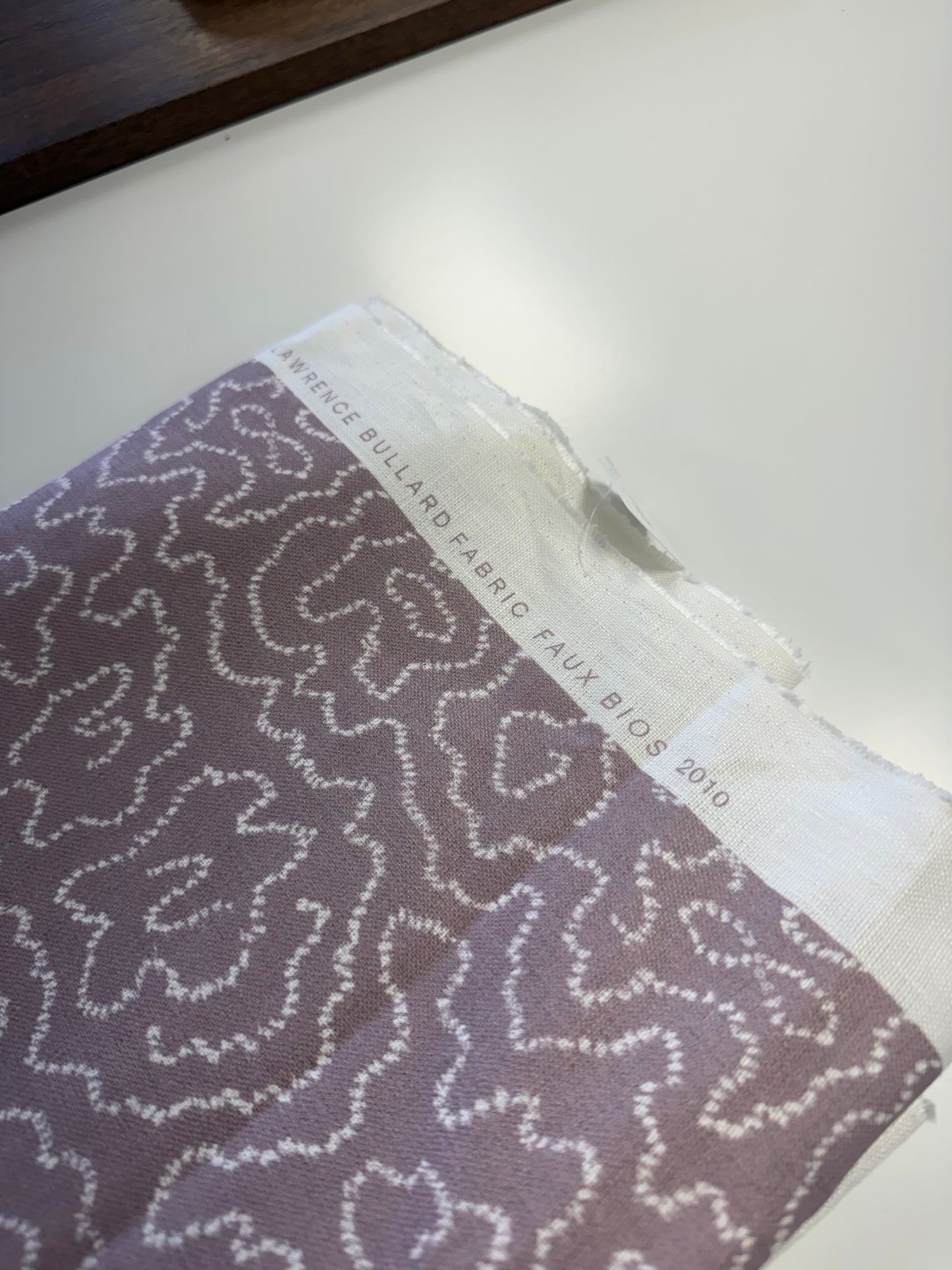 Martyn Lawrence, faux bios, purple, 1.1 yards