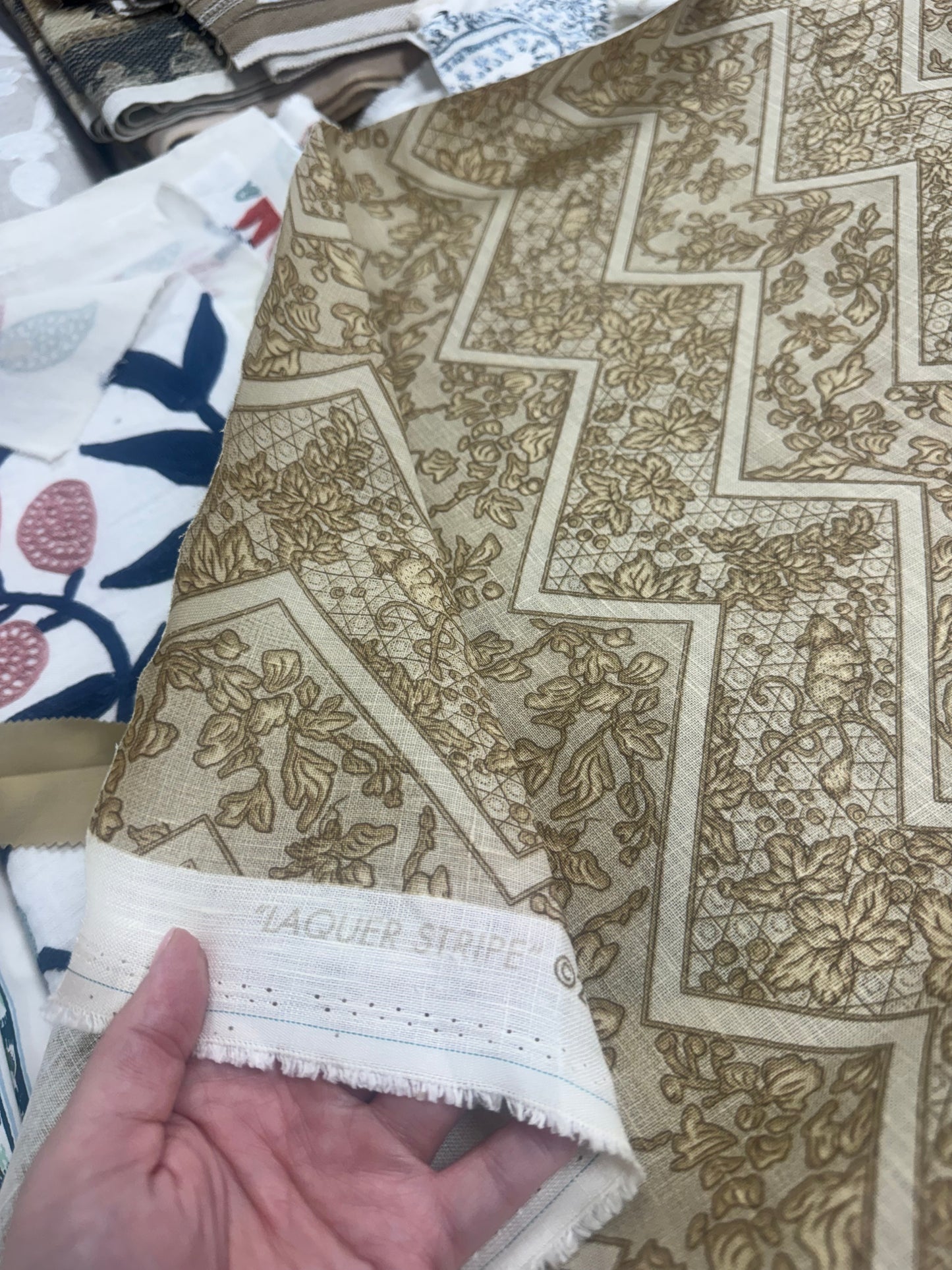 Jasper, Lacque Stripe, 0.8 Yards All