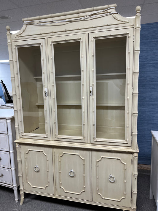 Faux bamboo China Cabinet