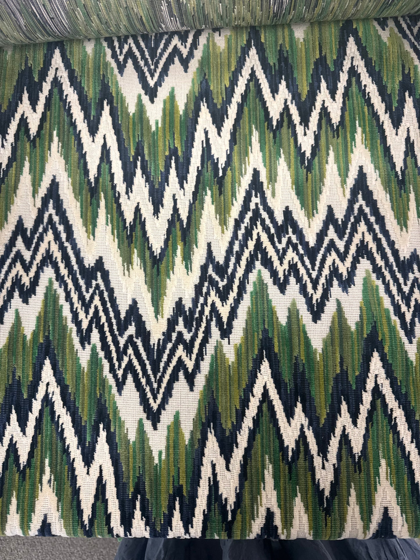 Thibaut, rhythm velvet, 4.5 yards, $450