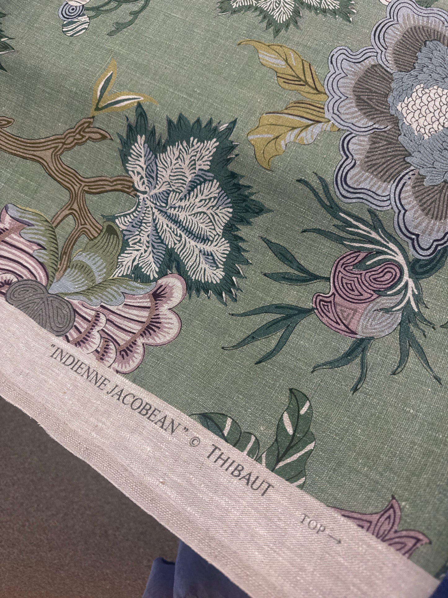 Thibaut, Indienne Jacobean, 1.25 yards