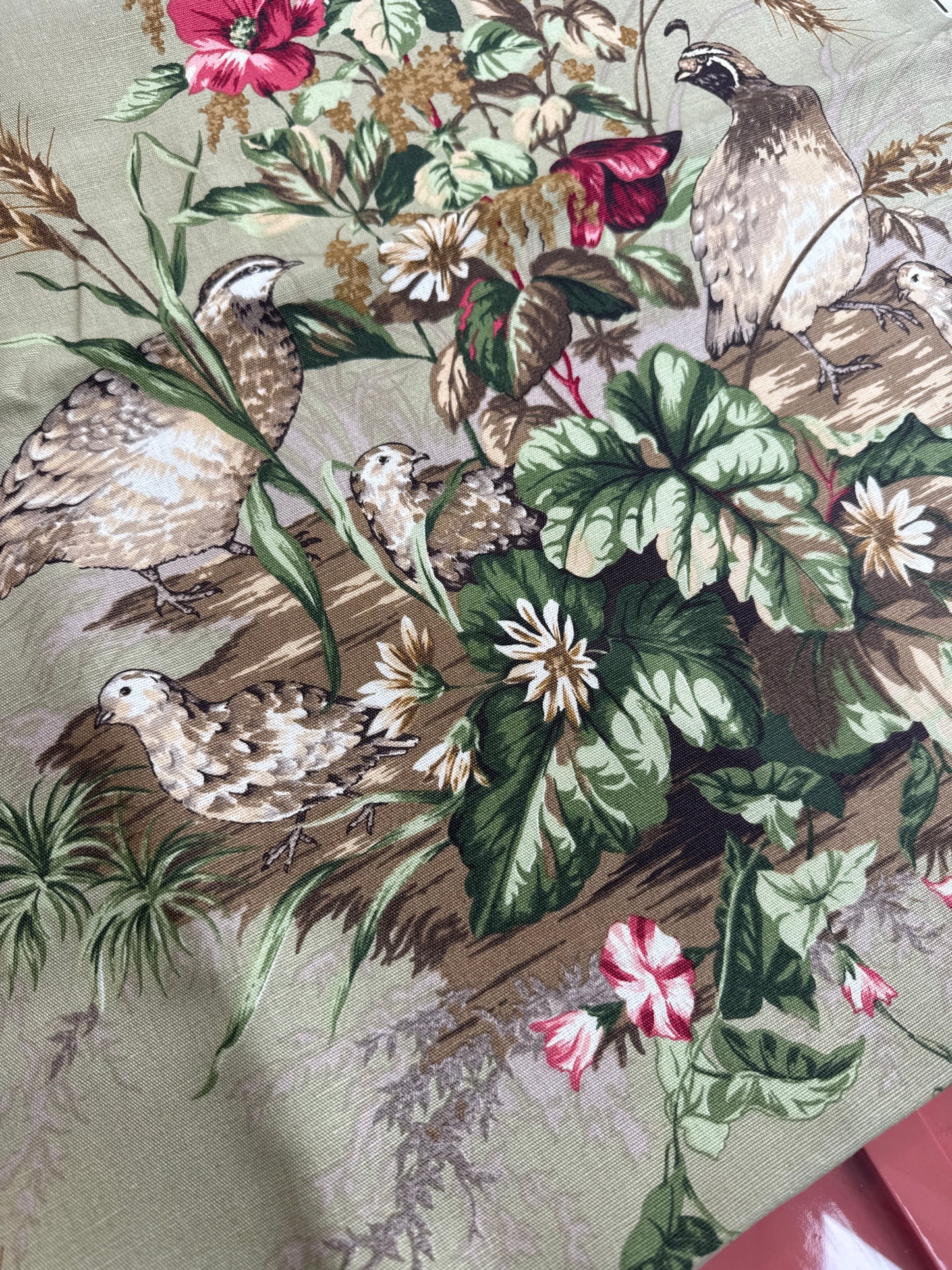 Scalamandre Edwin's, Covey Linen Print, by the yard