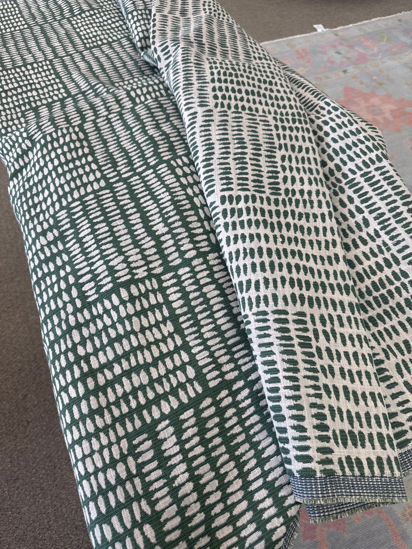 Sister Parish, Albert Performance Fabric (Reversible) Spruce 2.8 yards