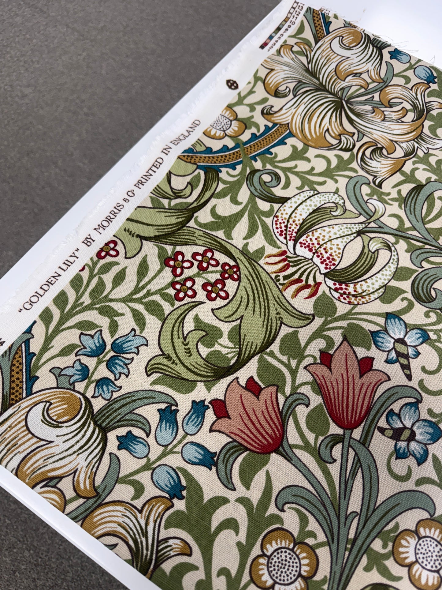 Morris & Co, Golden Lily, by the yard